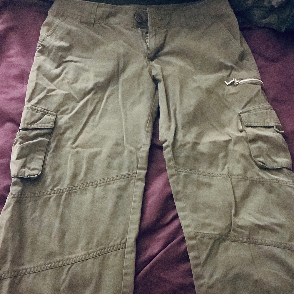 Cargo cropped pants